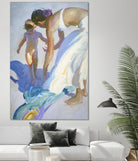 Guidance by John Asaro on GIANT ART - purple sea scene