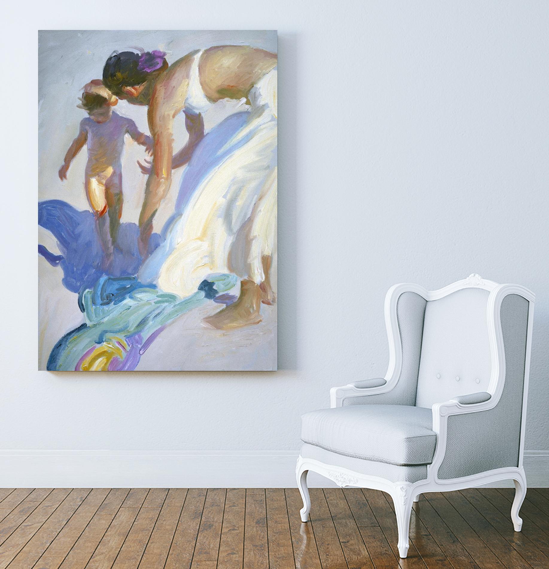 Guidance by John Asaro on GIANT ART - purple sea scene