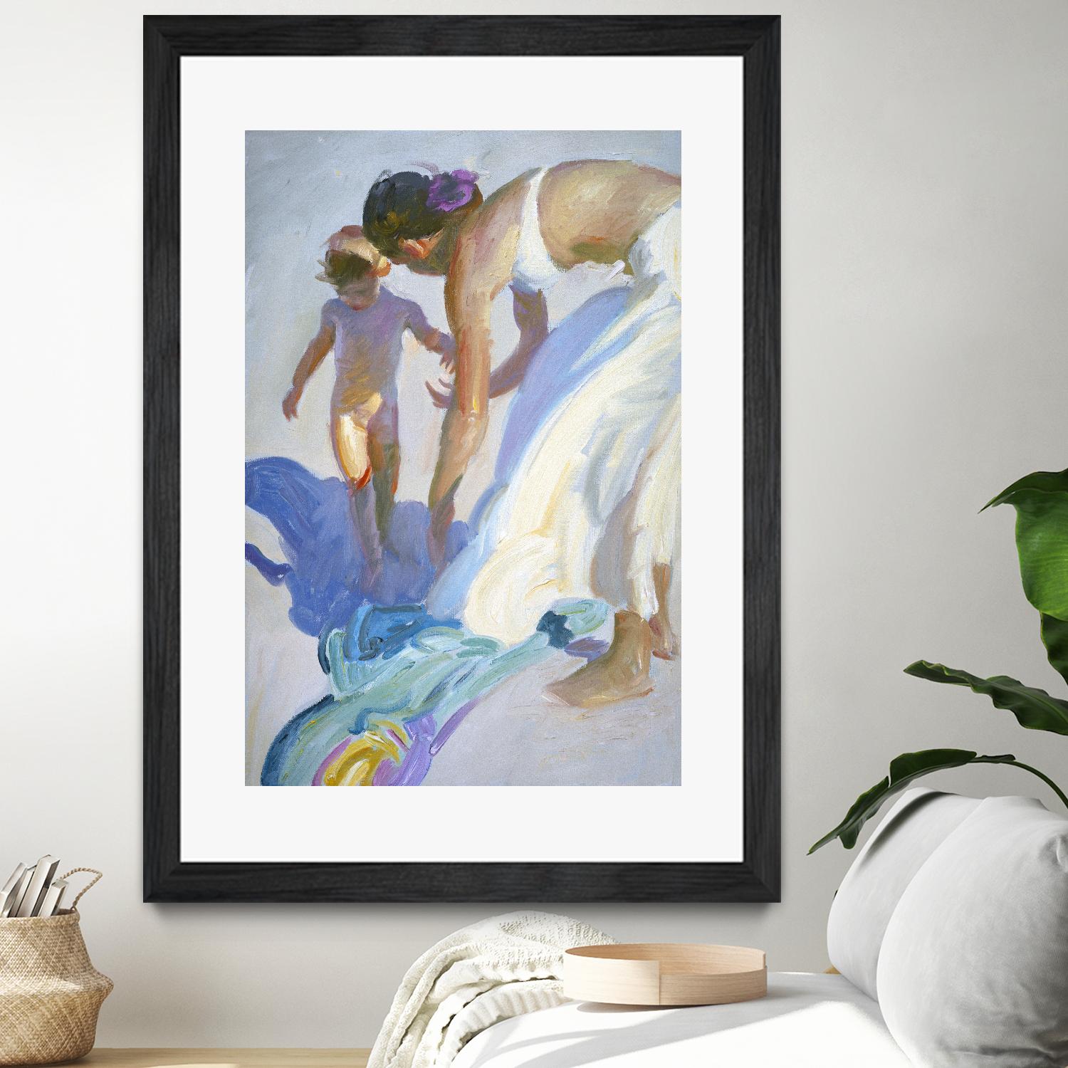 Guidance by John Asaro on GIANT ART - purple sea scene