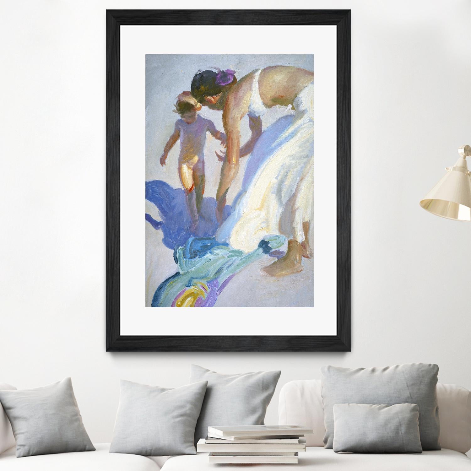 Guidance by John Asaro on GIANT ART - purple sea scene