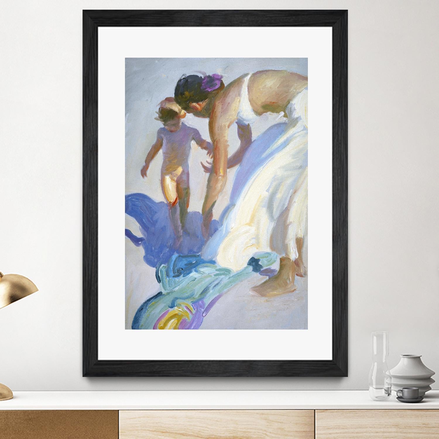 Guidance by John Asaro on GIANT ART - purple sea scene