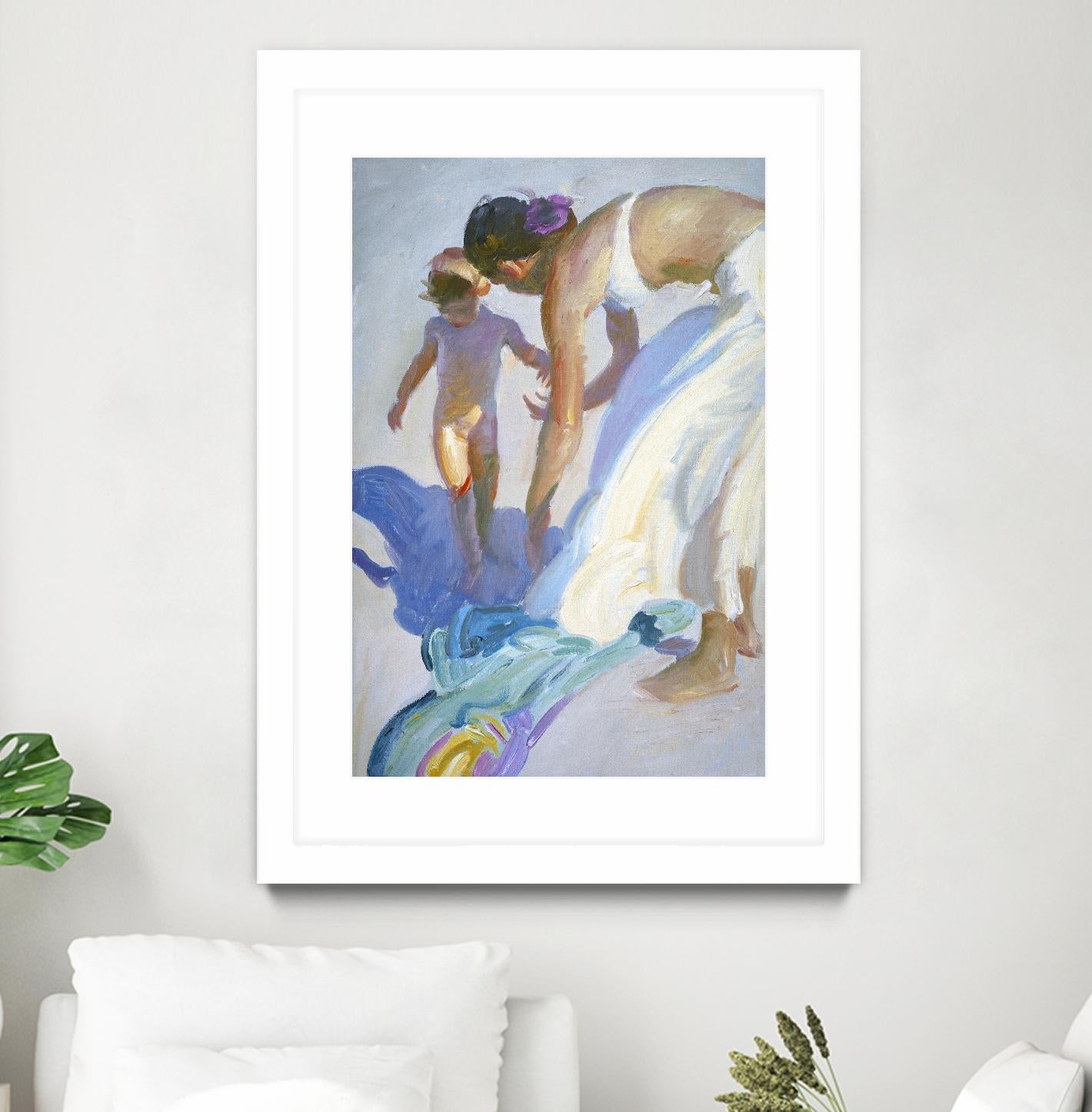 Guidance by John Asaro on GIANT ART - purple sea scene