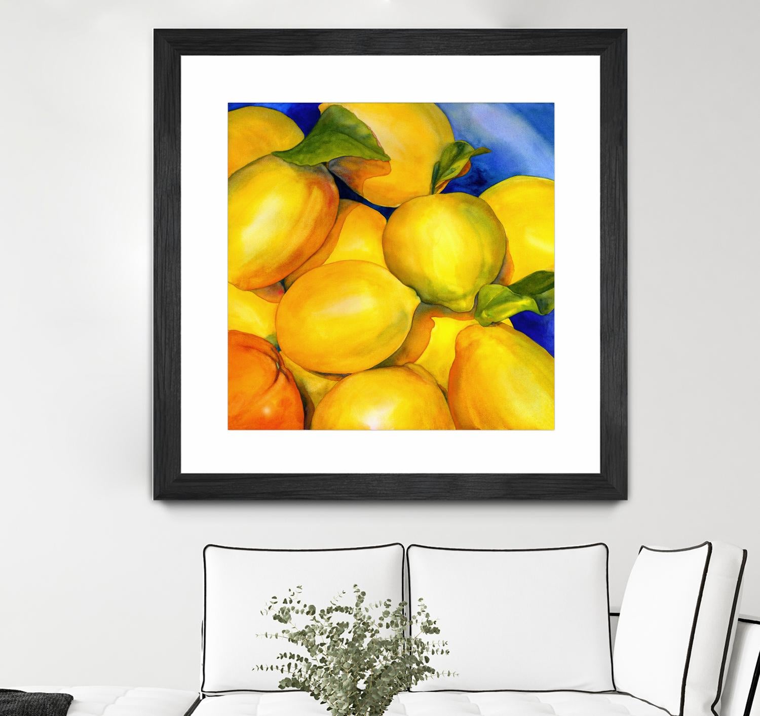 Zest For Life by Terri Hill on GIANT ART - blue fruit-food-drink