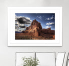 Red Mountain by Jamie Cook on GIANT ART - blue landscape