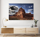 Red Mountain by Jamie Cook on GIANT ART - blue landscape
