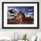 Red Mountain by Jamie Cook on GIANT ART - blue landscape