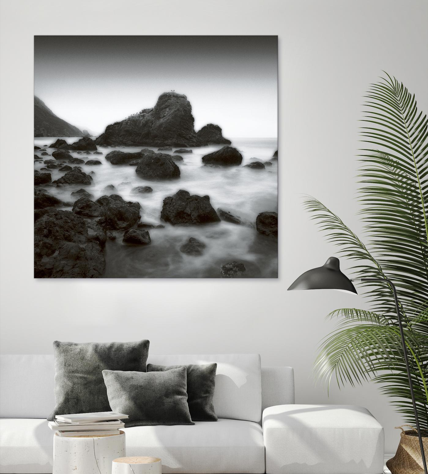 Ocean Rocks Muir Beach by Jamie Cook on GIANT ART - white sea scene