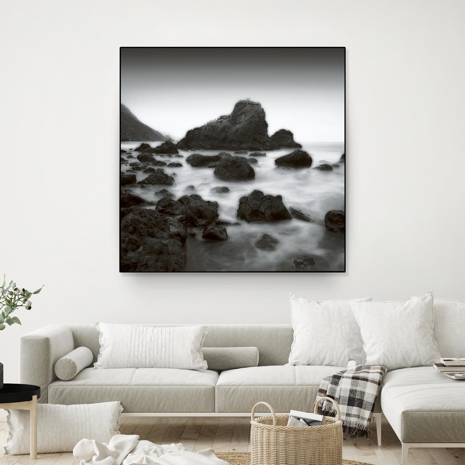 Ocean Rocks Muir Beach by Jamie Cook on GIANT ART - white sea scene