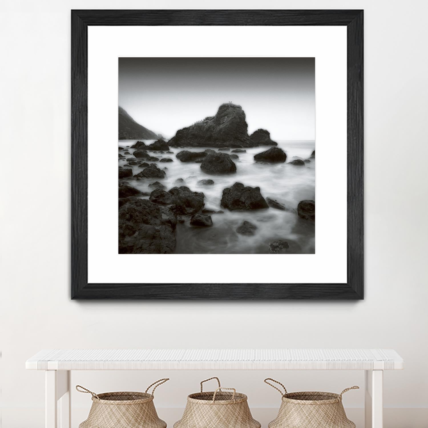 Ocean Rocks Muir Beach by Jamie Cook on GIANT ART - white sea scene