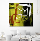 Graffiti Crowns B by Tracy Hiner on GIANT ART - orange contemporary