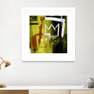 Graffiti Crowns B by Tracy Hiner on GIANT ART - orange contemporary