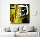 Graffiti Crowns B by Tracy Hiner on GIANT ART - orange contemporary