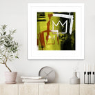 Graffiti Crowns B by Tracy Hiner on GIANT ART - orange contemporary