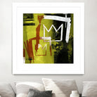 Graffiti Crowns B by Tracy Hiner on GIANT ART - orange contemporary