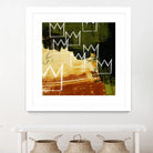 Graffiti Crowns C by Tracy Hiner on GIANT ART - orange contemporary