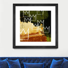 Graffiti Crowns C by Tracy Hiner on GIANT ART - orange contemporary