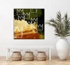 Graffiti Crowns C by Tracy Hiner on GIANT ART - orange contemporary