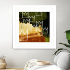 Graffiti Crowns C by Tracy Hiner on GIANT ART - orange contemporary