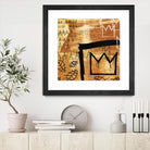 Graffiti Crowns E by Tracy Hiner on GIANT ART - black contemporary