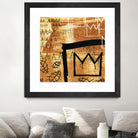 Graffiti Crowns E by Tracy Hiner on GIANT ART - black contemporary