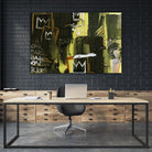 Graffiti by Tracy Hiner on GIANT ART - black contemporary