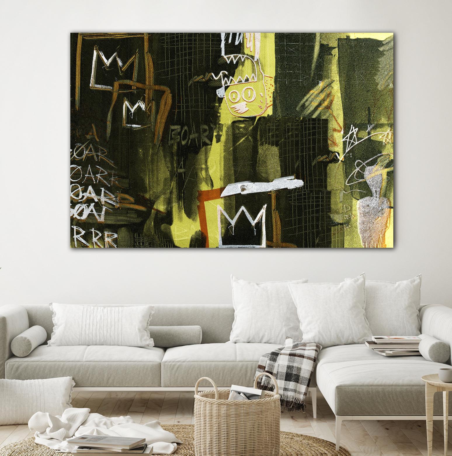 Graffiti by Tracy Hiner on GIANT ART - black contemporary