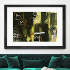 Graffiti by Tracy Hiner on GIANT ART - black contemporary