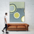 Circle Series 13 by Christopher Balder on GIANT ART - green abstract