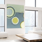 Circle Series 13 by Christopher Balder on GIANT ART - green abstract