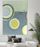 Circle Series 13 by Christopher Balder on GIANT ART - green abstract