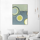Circle Series 13 by Christopher Balder on GIANT ART - green abstract