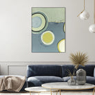 Circle Series 13 by Christopher Balder on GIANT ART - green abstract