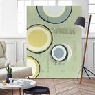 Circle Series 14 by Christopher Balder on GIANT ART - green abstract