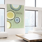 Circle Series 14 by Christopher Balder on GIANT ART - green abstract