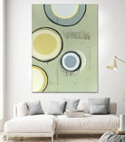 Circle Series 14 by Christopher Balder on GIANT ART - green abstract