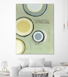 Circle Series 14 by Christopher Balder on GIANT ART - green abstract