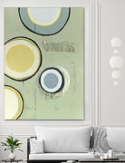 Circle Series 14 by Christopher Balder on GIANT ART - green abstract