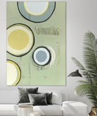 Circle Series 14 by Christopher Balder on GIANT ART - green abstract