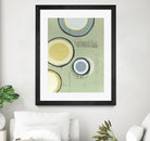 Circle Series 14 by Christopher Balder on GIANT ART - green abstract