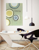 Circle Series 14 by Christopher Balder on GIANT ART - green abstract