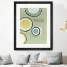 Circle Series 14 by Christopher Balder on GIANT ART - green abstract