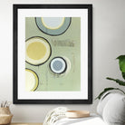 Circle Series 14 by Christopher Balder on GIANT ART - green abstract