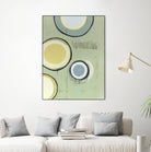 Circle Series 14 by Christopher Balder on GIANT ART - green abstract