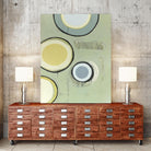 Circle Series 14 by Christopher Balder on GIANT ART - green abstract