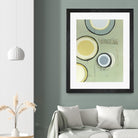 Circle Series 14 by Christopher Balder on GIANT ART - green abstract