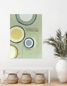 Circle Series 14 by Christopher Balder on GIANT ART - green abstract