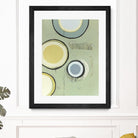 Circle Series 14 by Christopher Balder on GIANT ART - green abstract