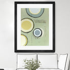 Circle Series 14 by Christopher Balder on GIANT ART - green abstract