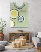 Circle Series 14 by Christopher Balder on GIANT ART - green abstract