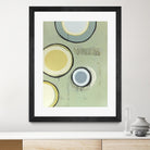 Circle Series 14 by Christopher Balder on GIANT ART - green abstract
